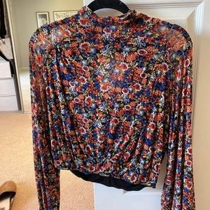 Free People floral blouse